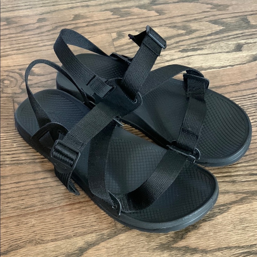 Chaco Black Outdoor Strappy Sandals